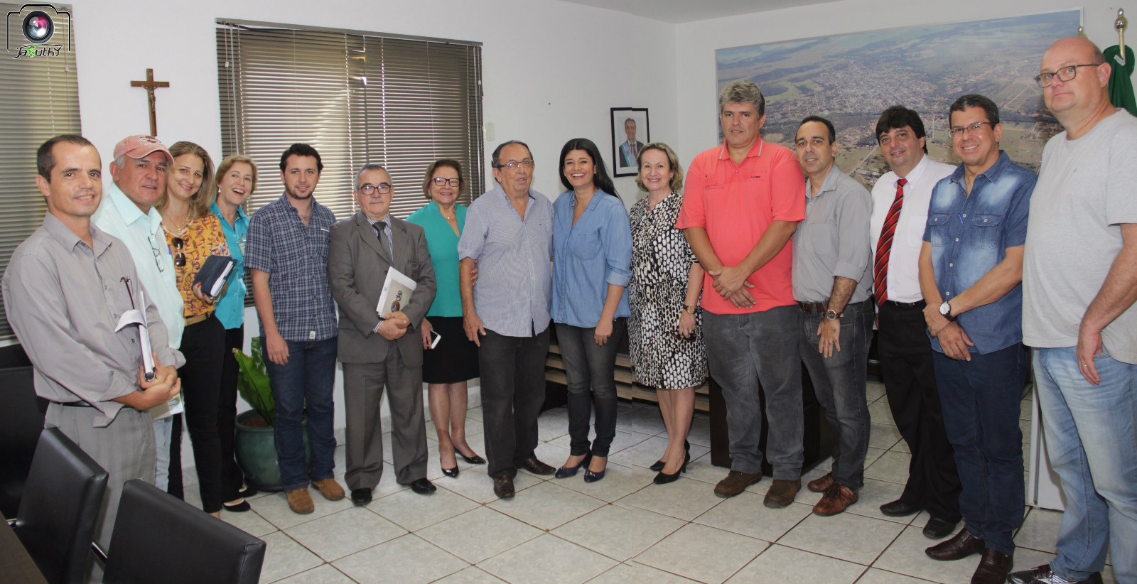 Prefeito Odilson recebe vice-governadora Rose Modesto