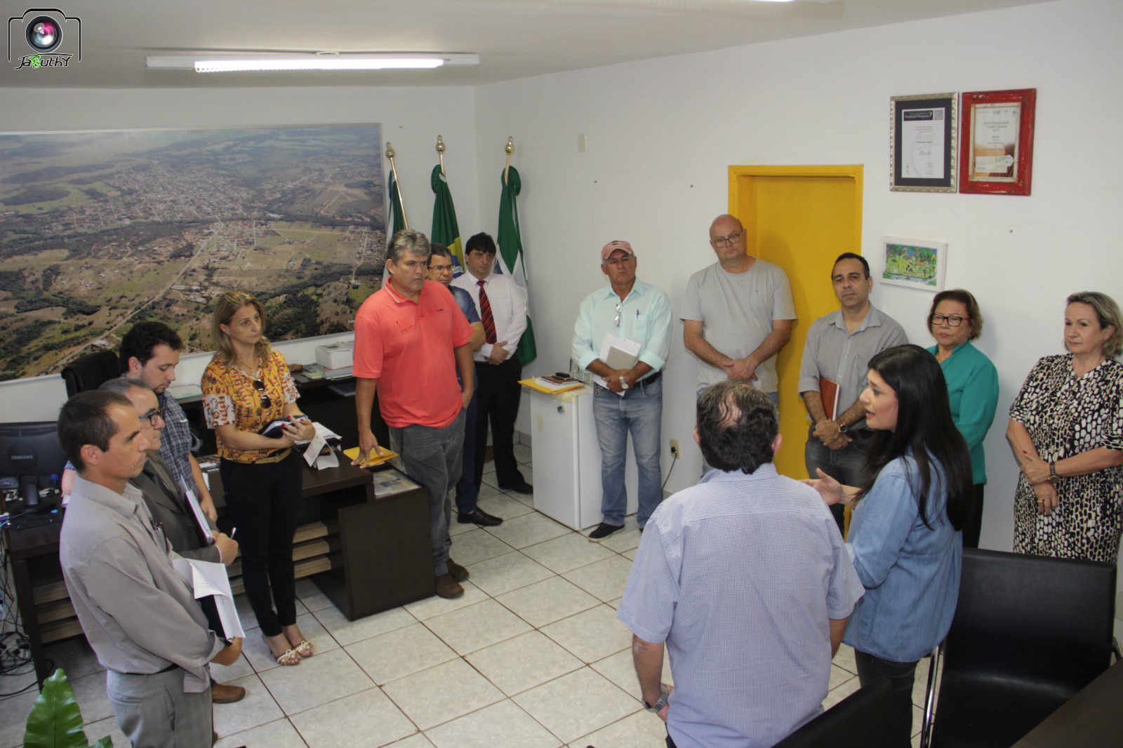 Prefeito Odilson recebe vice-governadora Rose Modesto