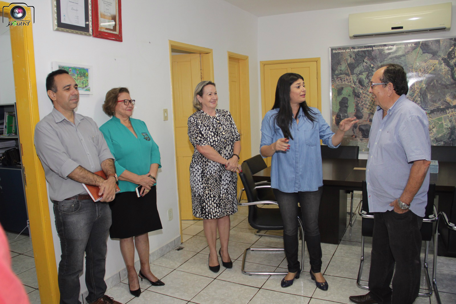 Prefeito Odilson recebe vice-governadora Rose Modesto