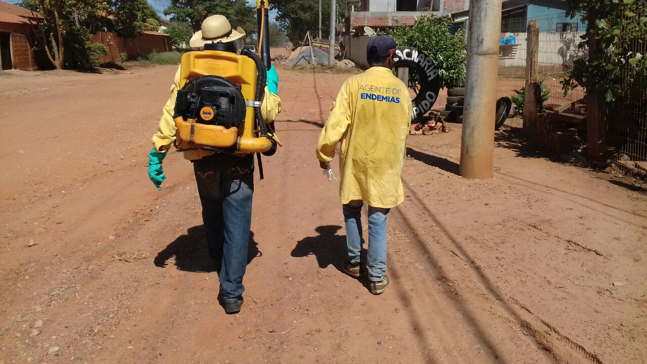 Saúde faz controle mecânico e aplica “fumacê” na Vila Amèrica