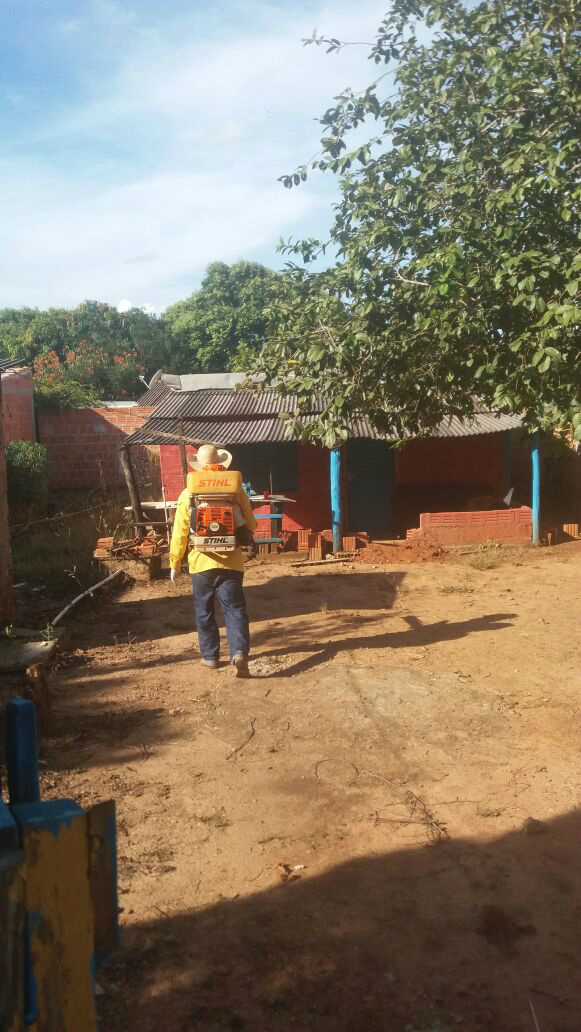 Saúde faz controle mecânico e aplica “fumacê” na Vila Amèrica