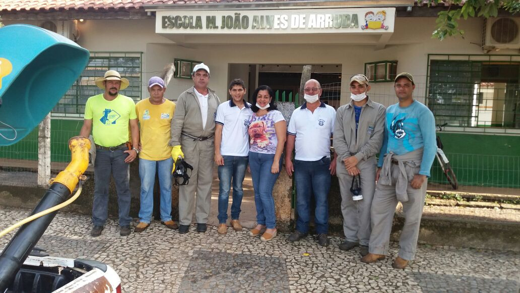 Saúde realiza controle químico na Escola João Alves de Arruda