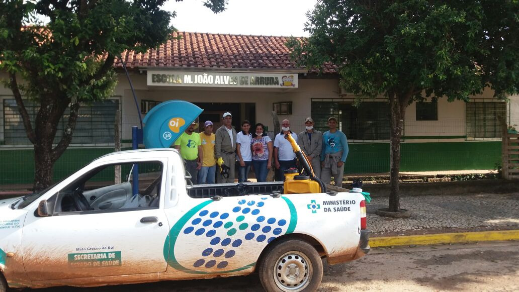Saúde realiza controle químico na Escola João Alves de Arruda