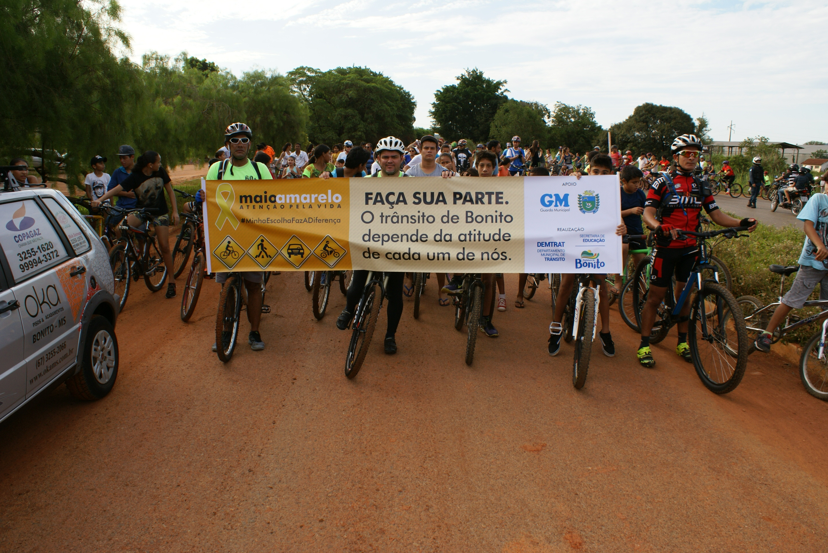 Campanha Maio Amarelo tem apoio de professores e alunos