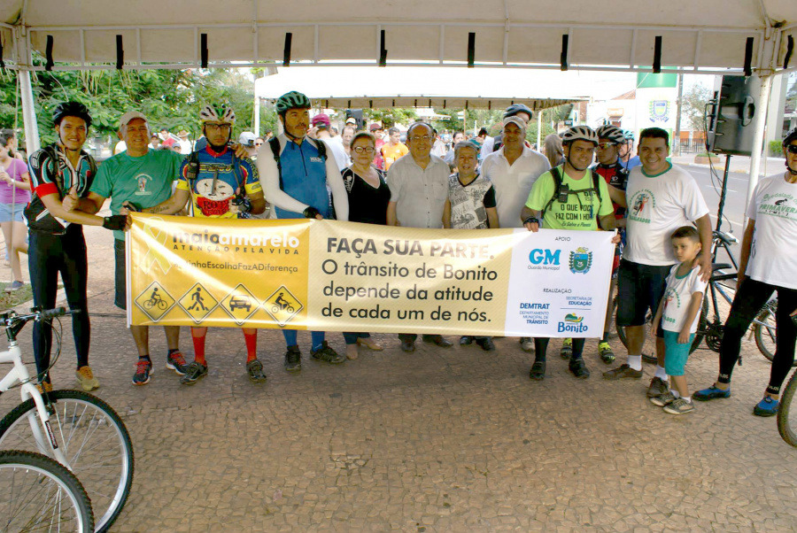 Maio Amarelo será encerrado neste sábado com Pedalada