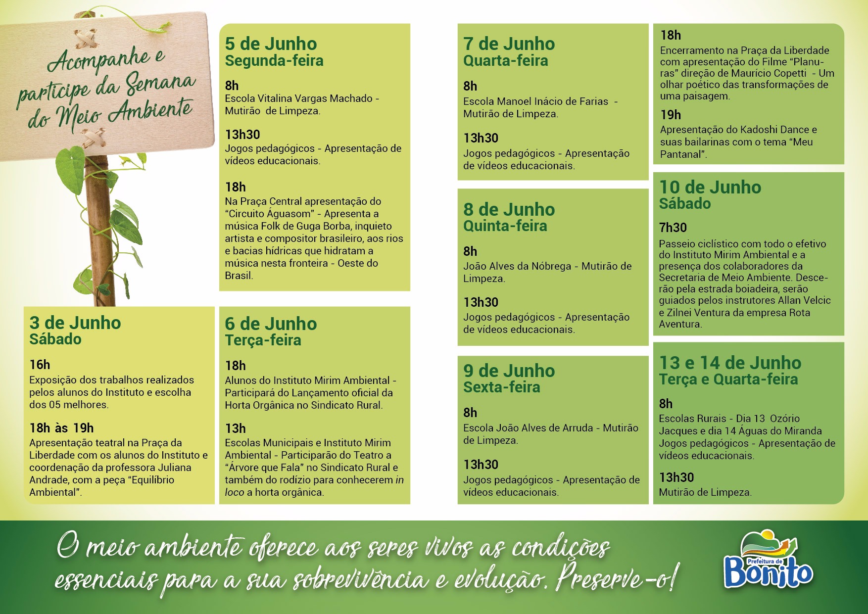 Blitz Educativa divulga Semana do Meio Ambiente