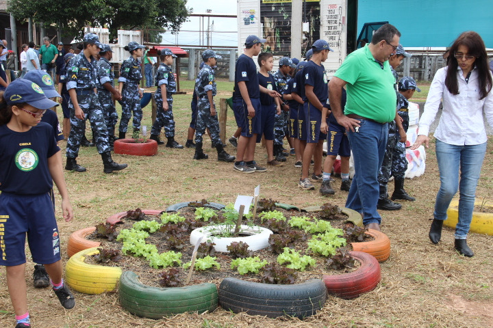 Horta orgânica é inaugurada na Semana do Meio Ambiente Horta orgânica é inaugurada na Semana do Meio Ambiente