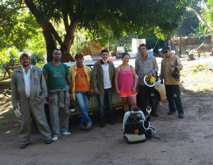Saúde realiza pulverização em Águas do Miranda