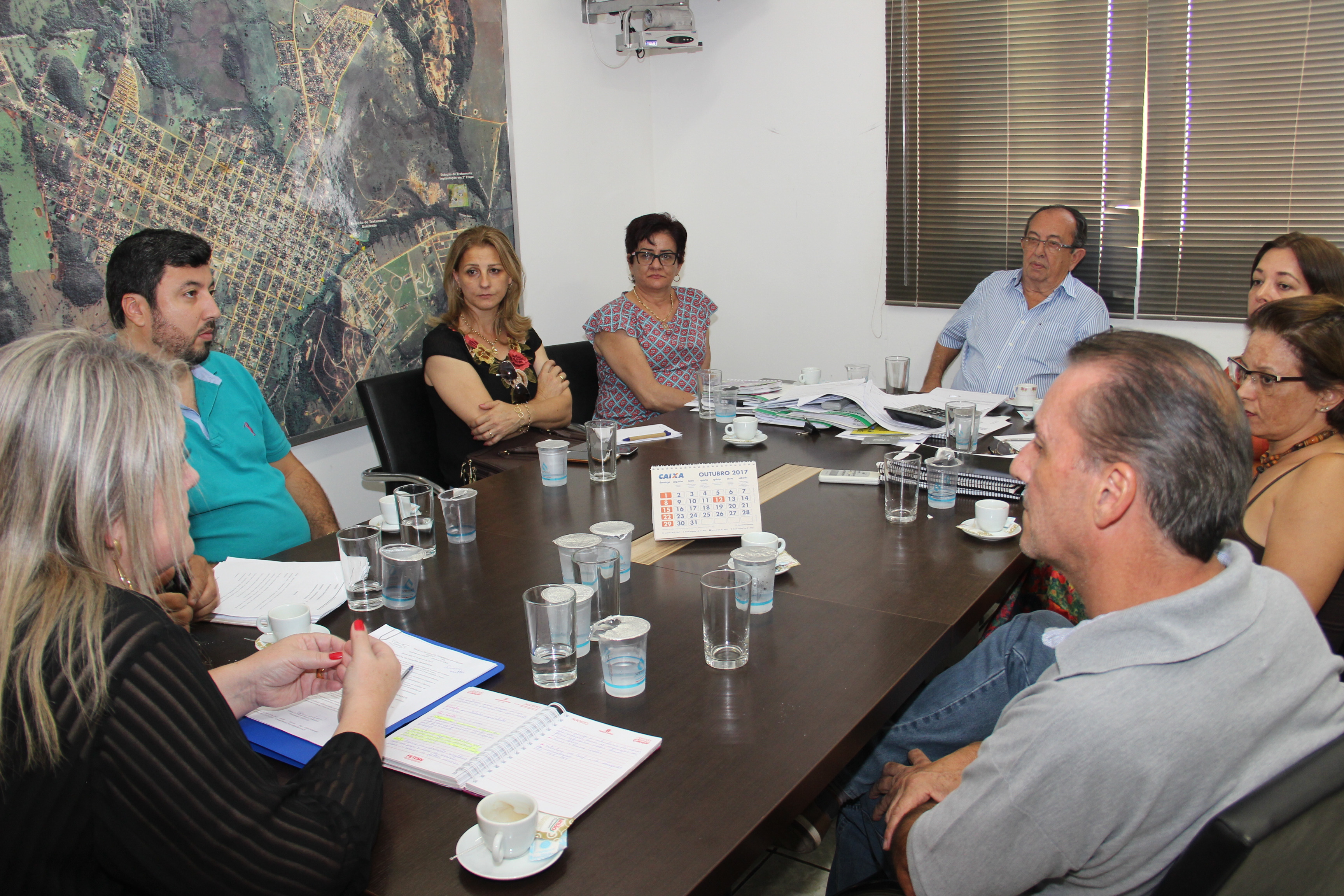 Prefeito reúne-se com representantes da FETEMS e do SIMTED