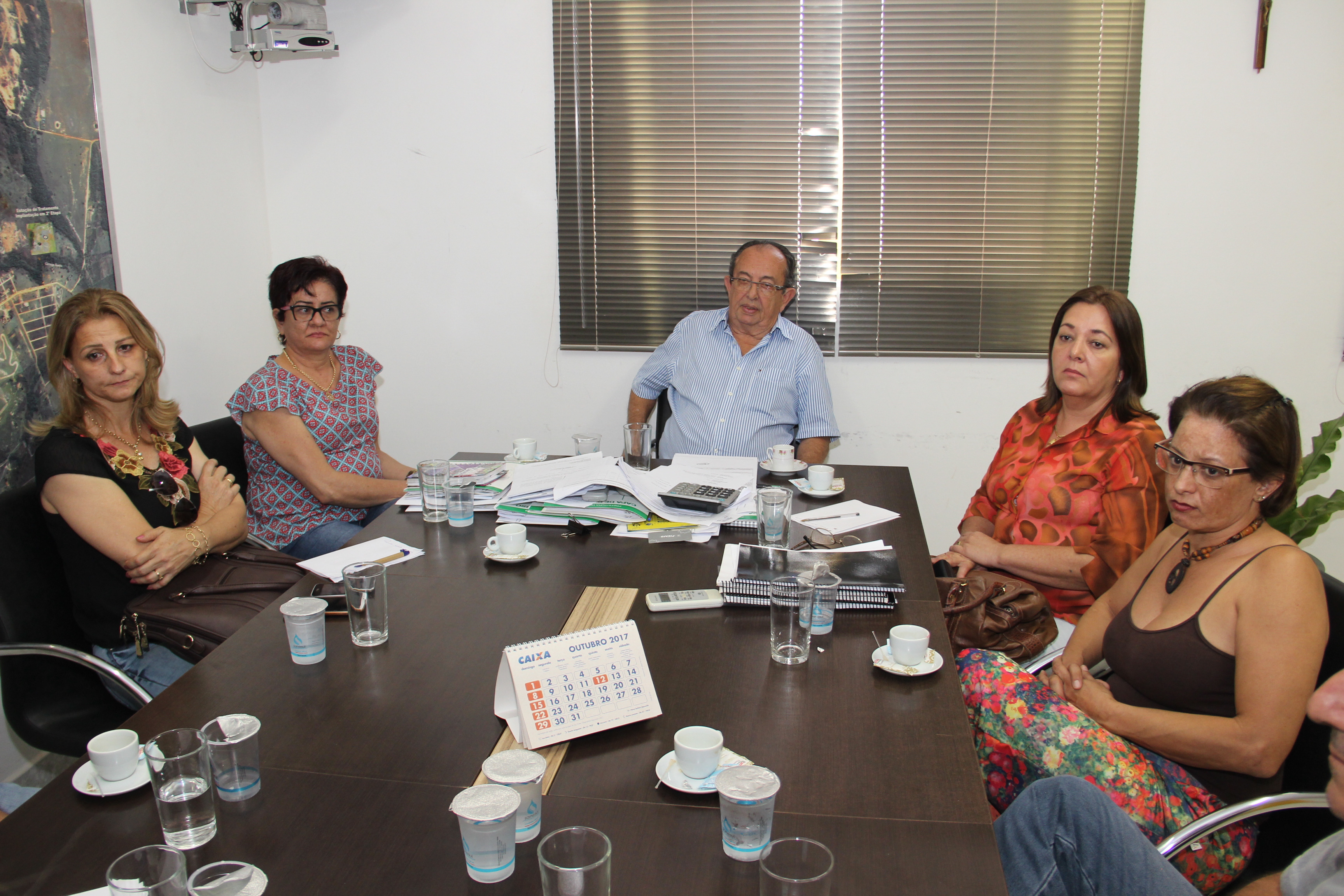 Prefeito reúne-se com representantes da FETEMS e do SIMTED