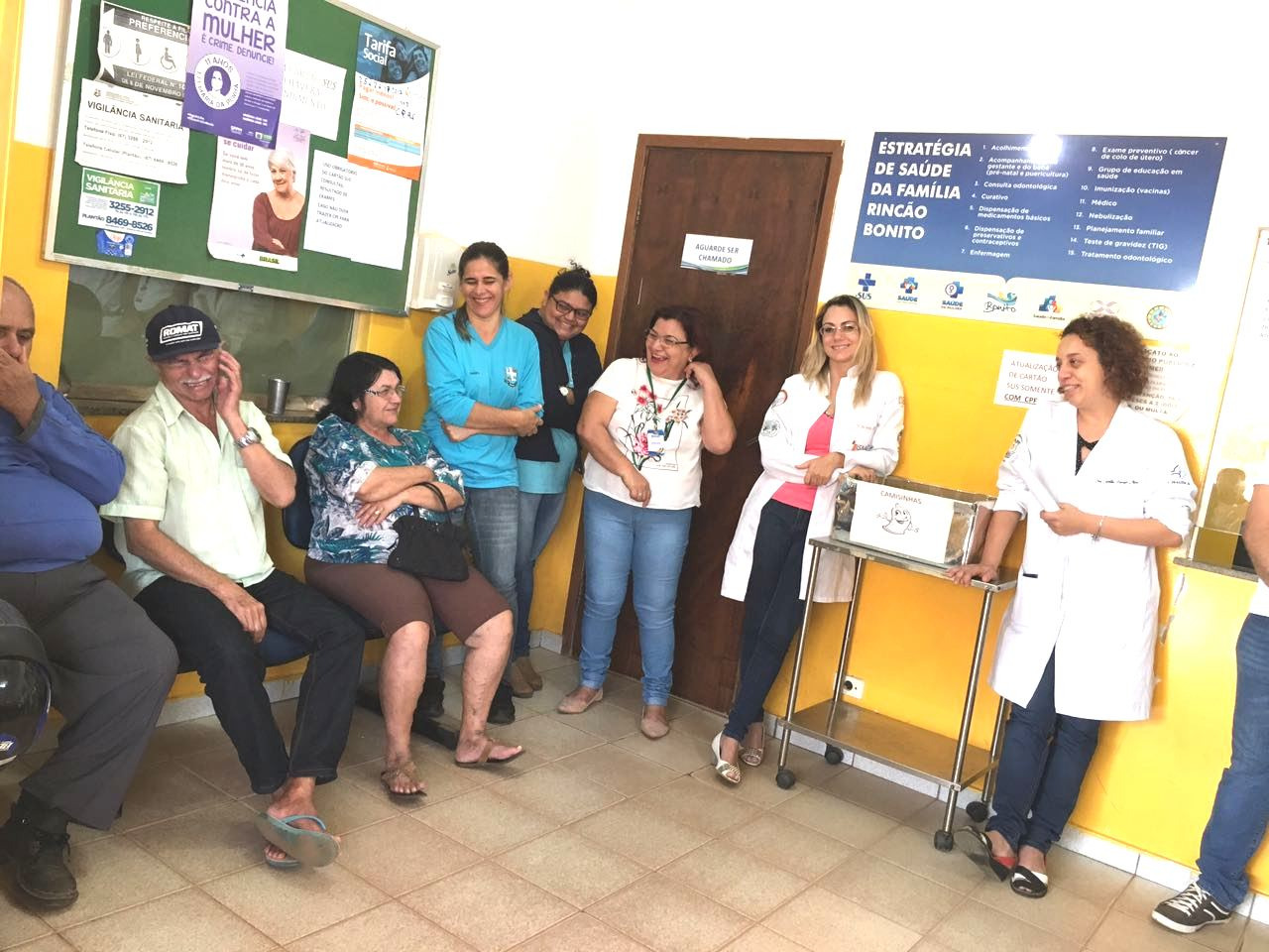 Saúde realiza reunião do Hiperdia no Bairro Rincão Bonito