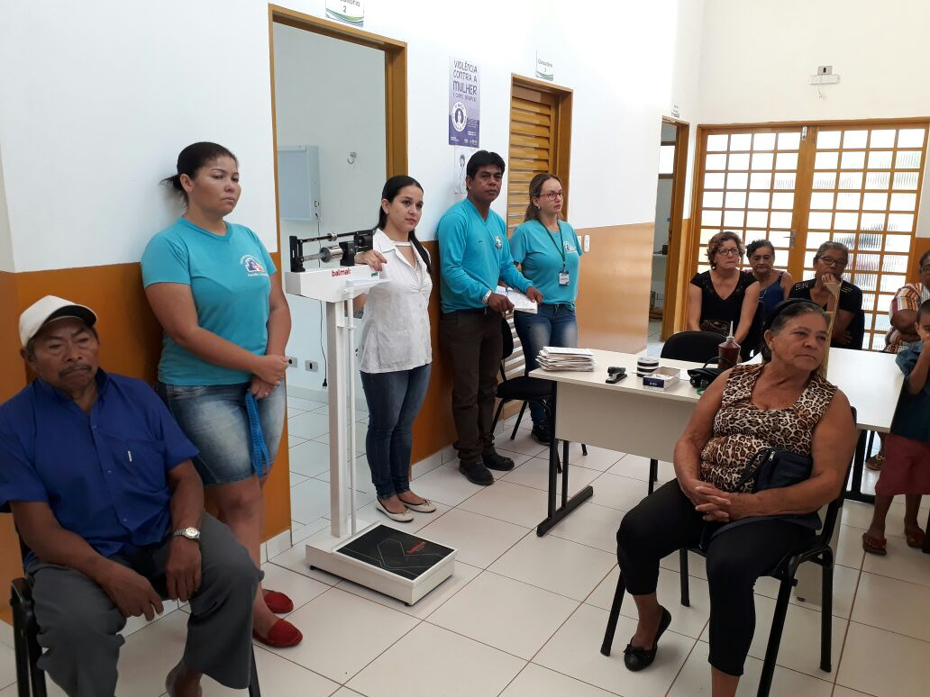 Sáude realiza mais uma reunião do Hiperdia no ESF Bom Viver