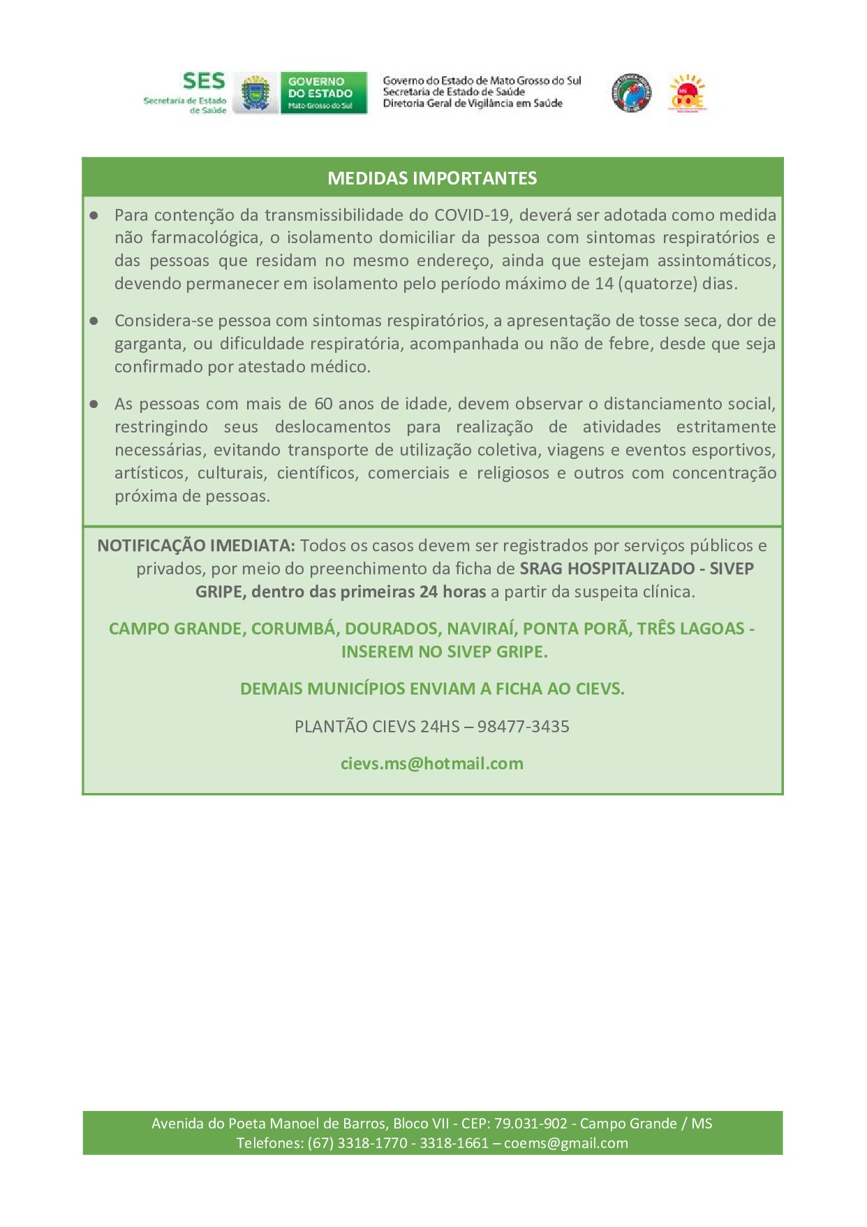 SES divulga boletim epidemiológico na tarde deste sábado