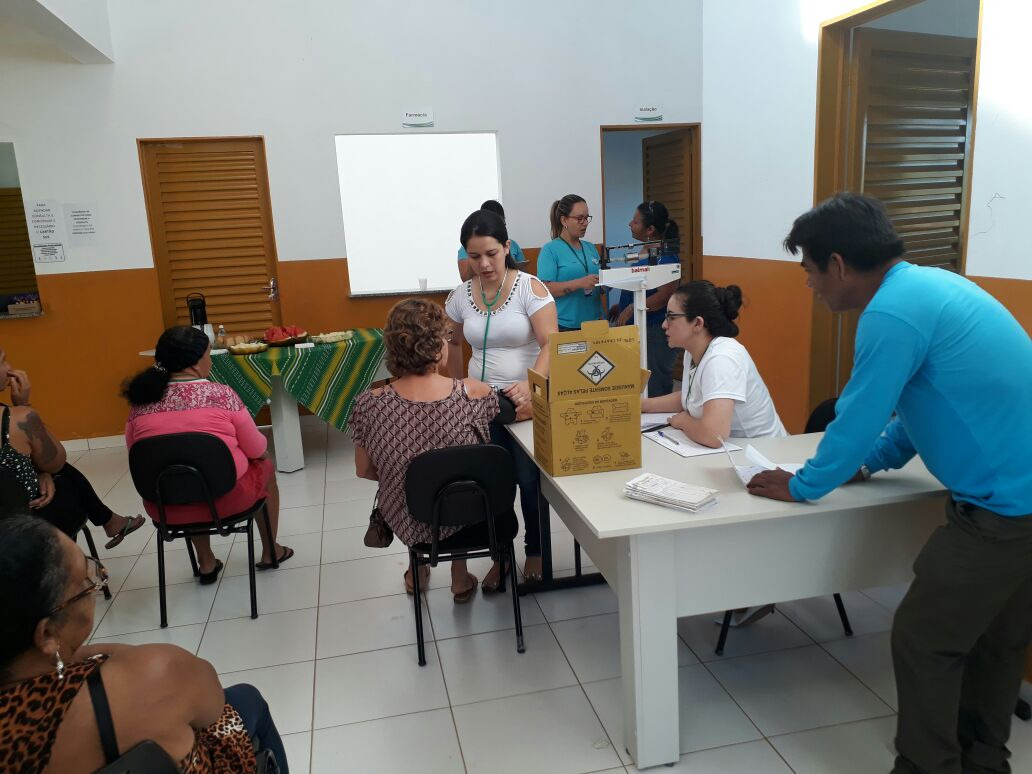 Saúde realiza nova reunião do Hiperdia no ESF Bom Viver Saúde realiza nova reunião do Hiperdia no ESF Bom Viver