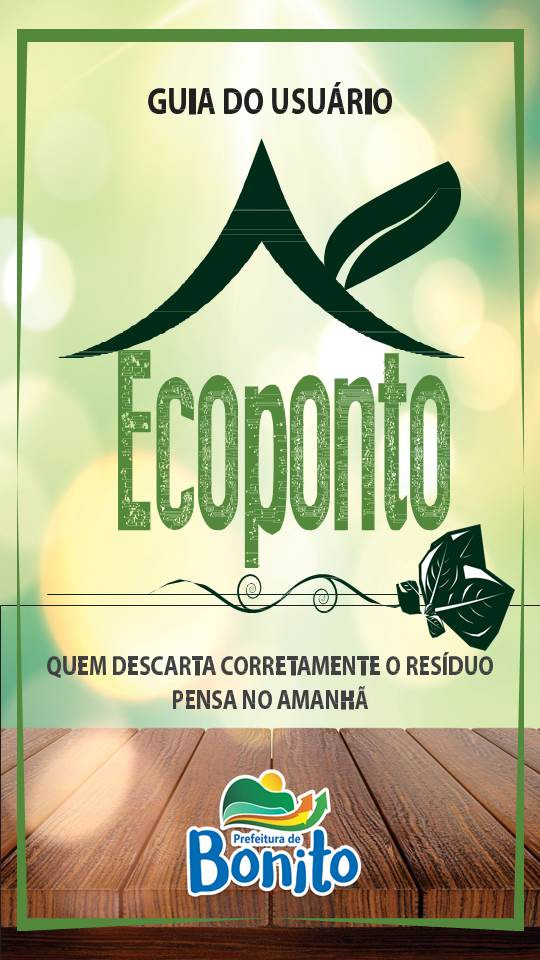 Meio Ambiente lança Guia do Usuário do Ecoponto