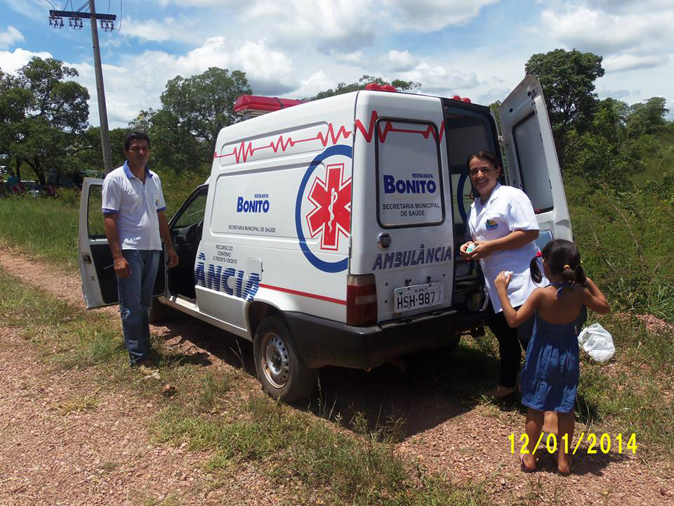 Prefeitura de Bonito entrega ambulância à comunidade do Águas do Miranda