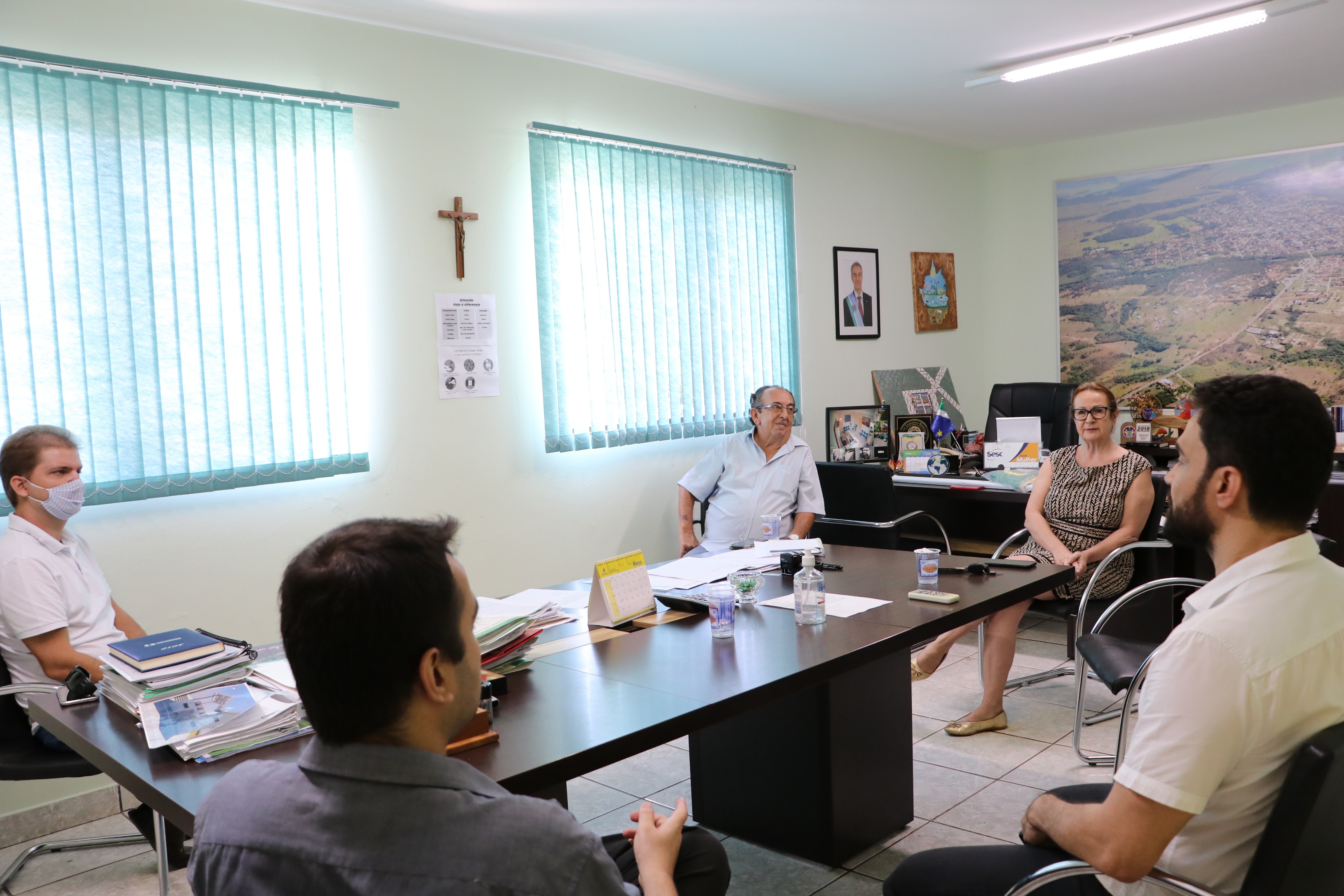 Prefeito se reúne com representantes da ACEB (Associação Comercial e Empresarial de Bonito)