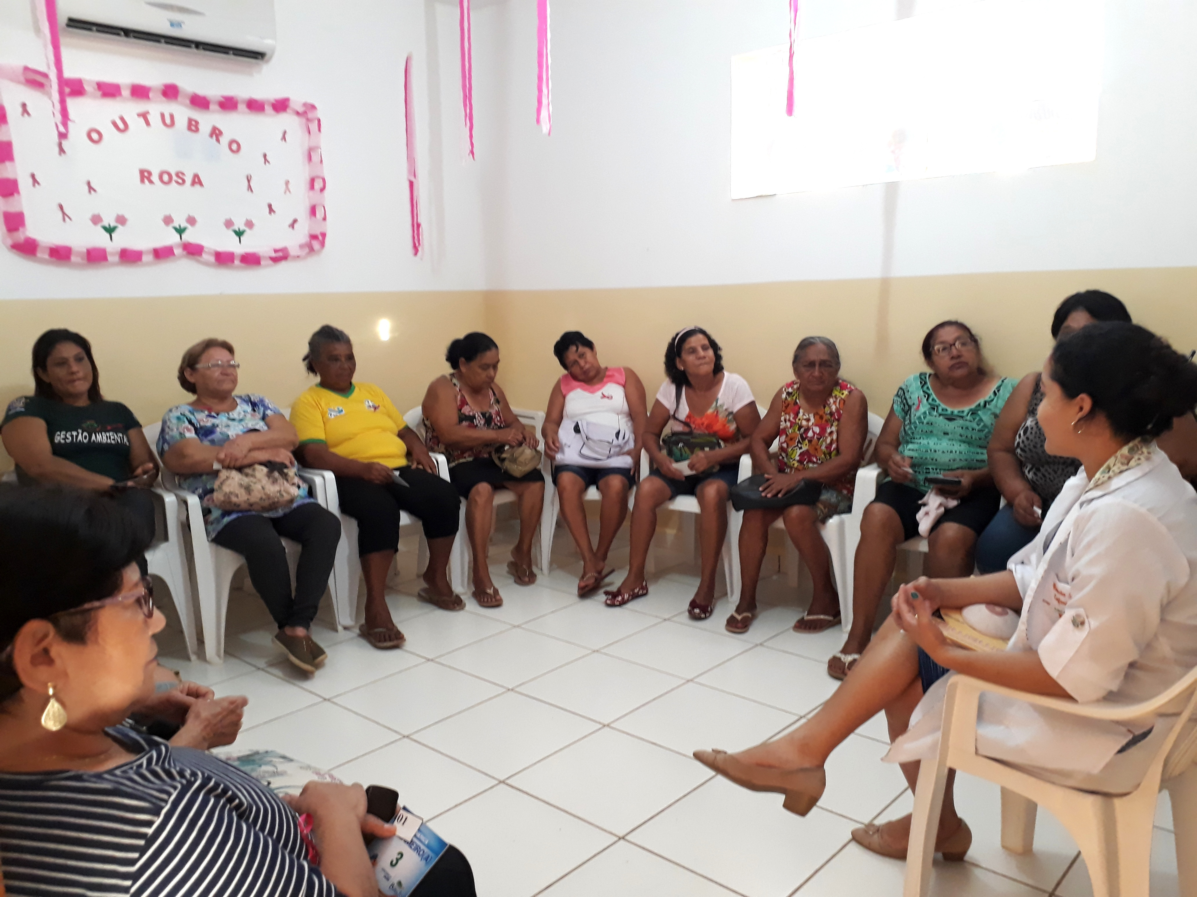 ESF da Vila América realiza o "DIA D" do Outubro Rosa