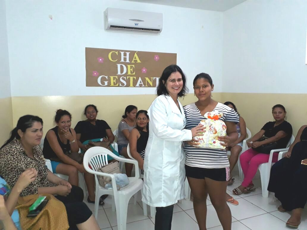 ESF da Vila América debate alimentação durante a gestação