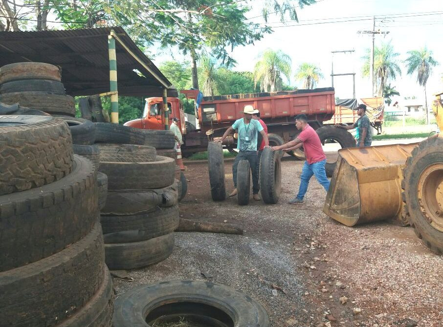 Prefeitura efetua mais um recolhimento de pneus usados