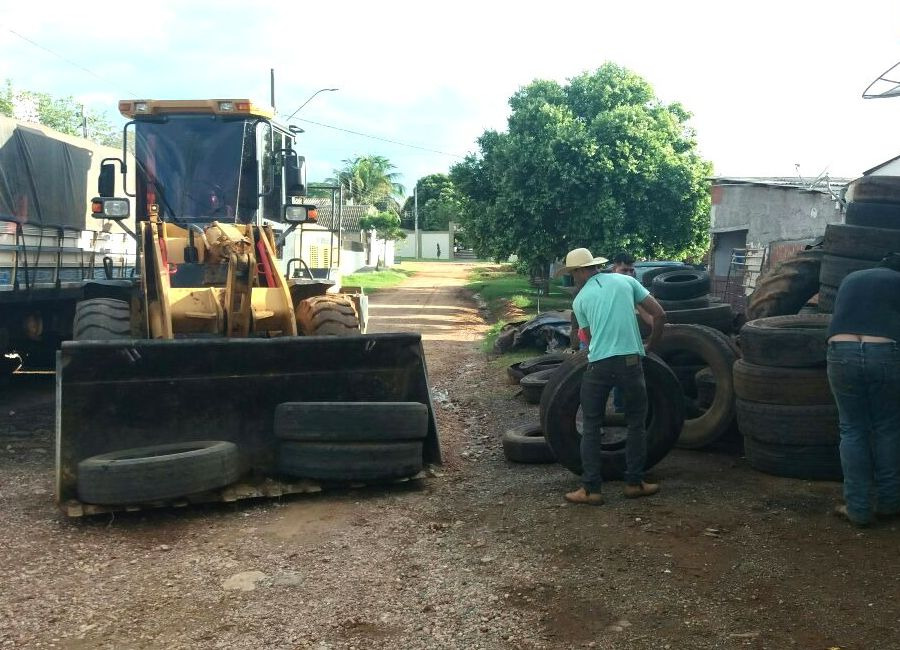 Prefeitura efetua mais um recolhimento de pneus usados