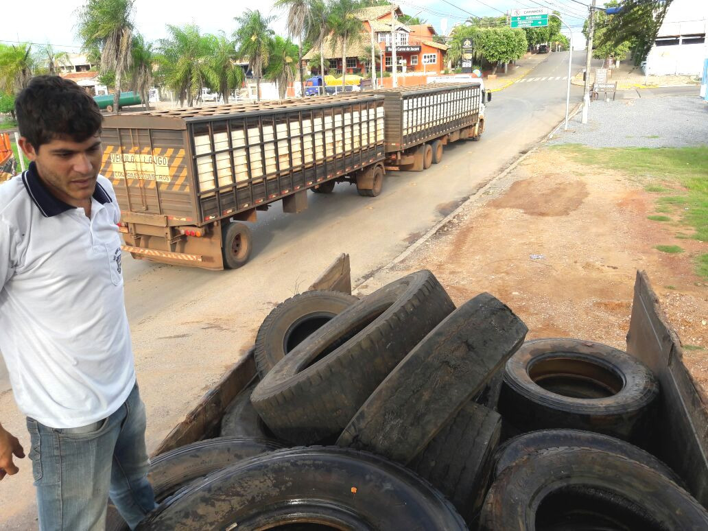 Prefeitura efetua mais um recolhimento de pneus usados