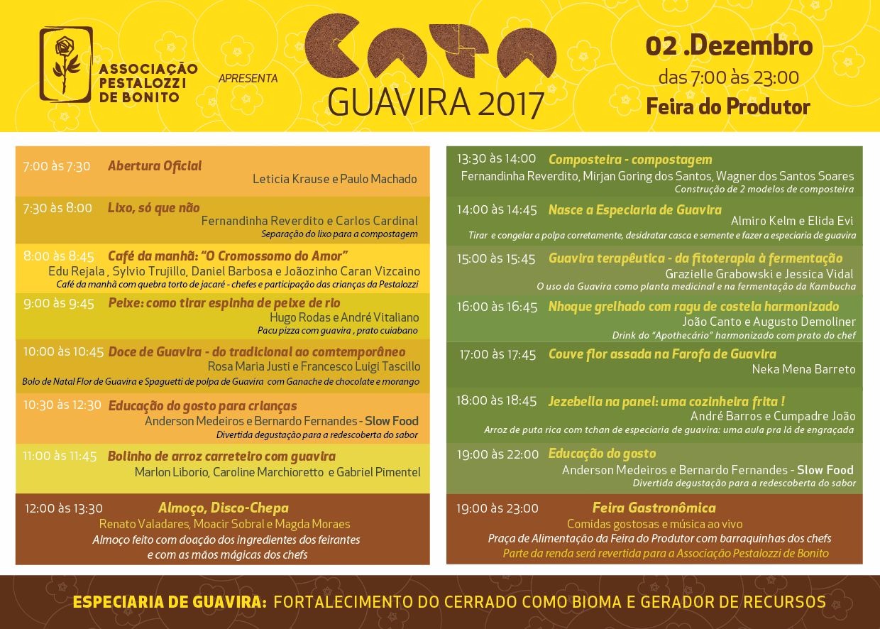 4ª Edição do Cata Guavira será no sábado, na Feira do Produtor