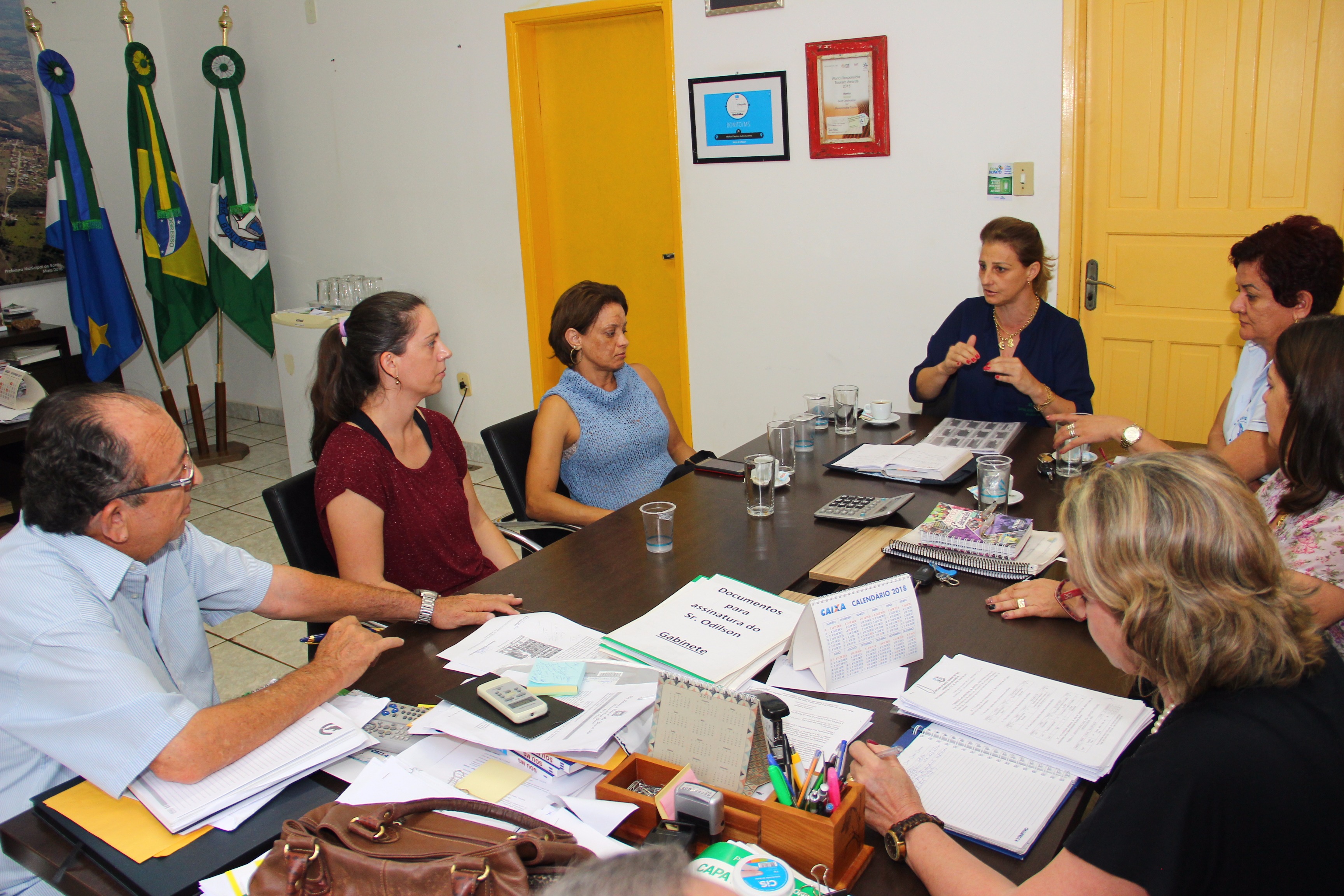 Reunião com SIMTED debate melhorias na Educação
