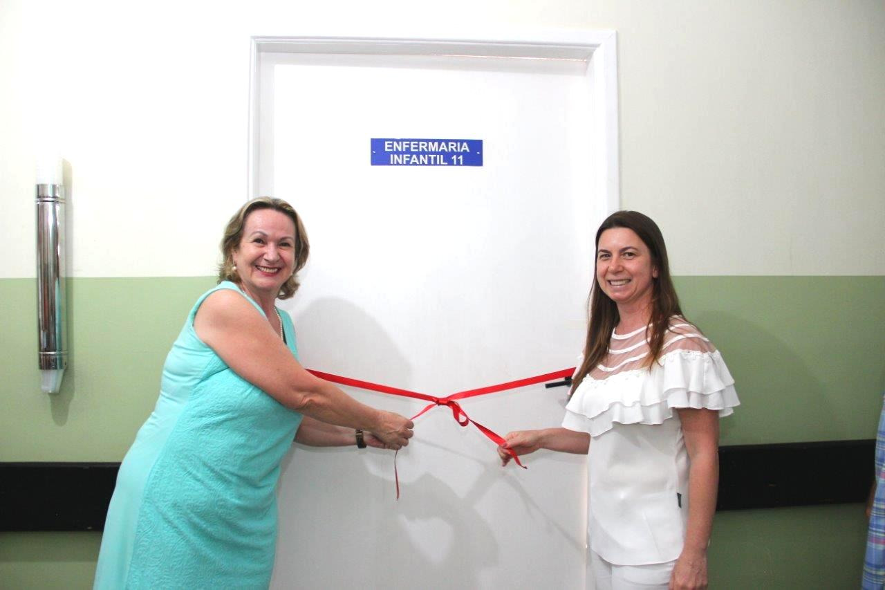 Hospital Darci Bigaton reforma salas da Enfermaria Infantil