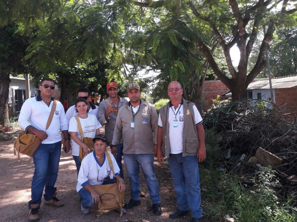 Setor de endemias realiza trabalho em Águas do Miranda