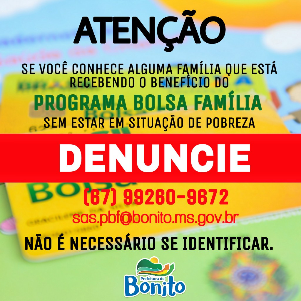 Moradores podem ajudar na fiscalização do Bolsa Família Moradores podem ajudar na fiscalização do Bolsa Família