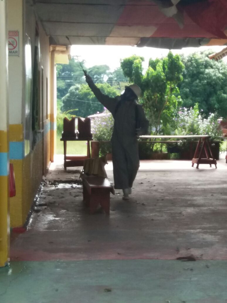 Endemias realiza pulverização no Assentamento Guaicurús