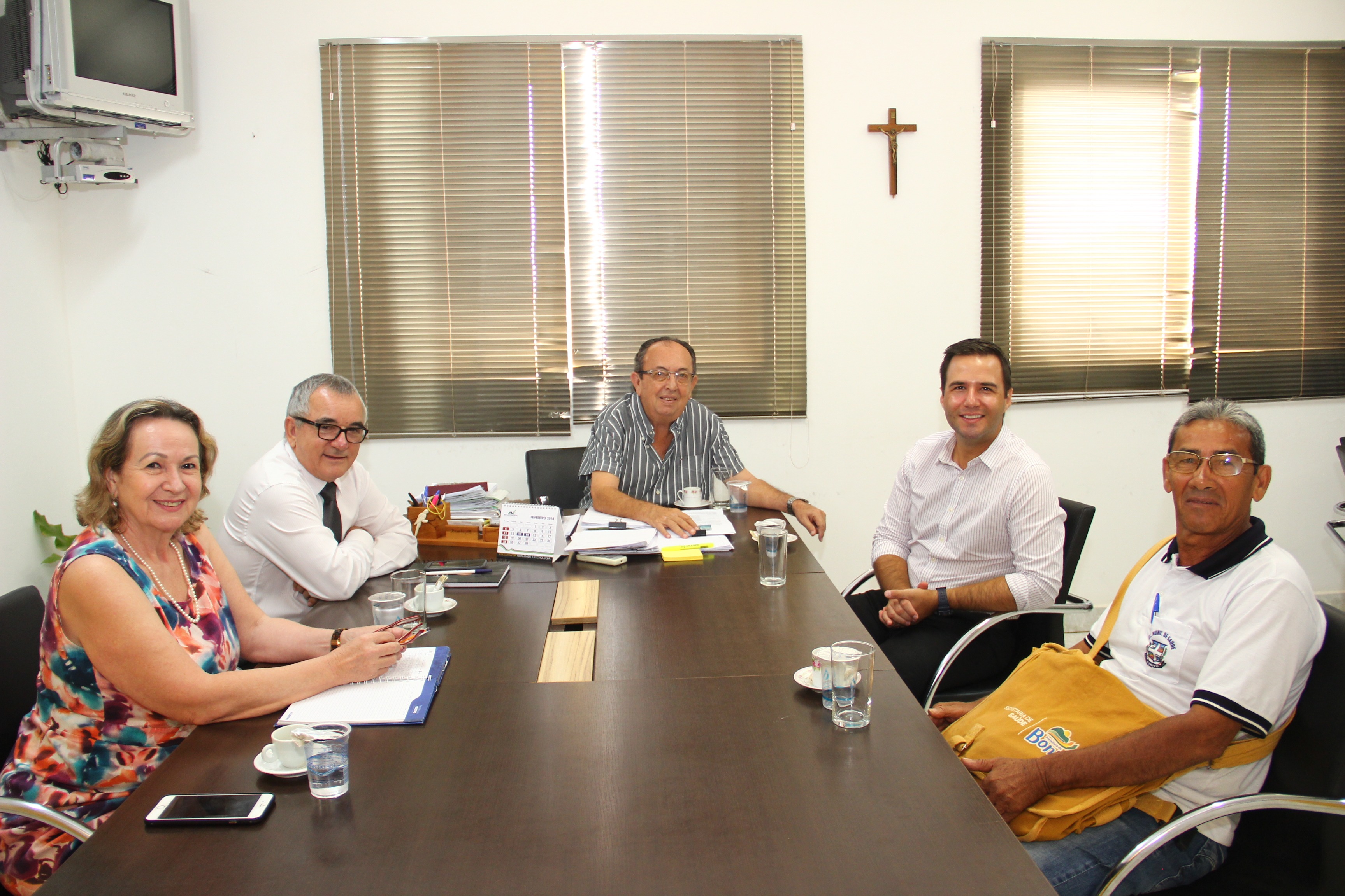 Prefeito Odilson recebe promotor João Meneghini Girelli