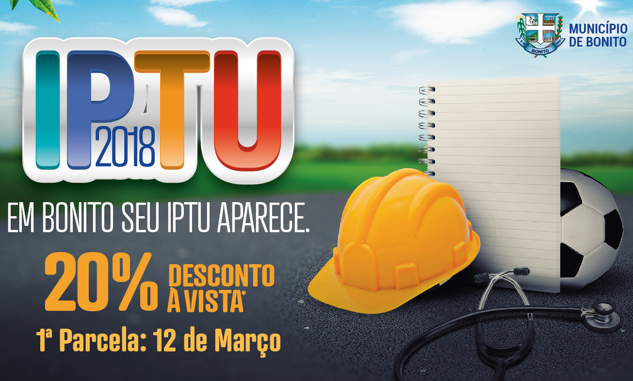 Carnês do IPTU-2018 já estão sendo distribuídos