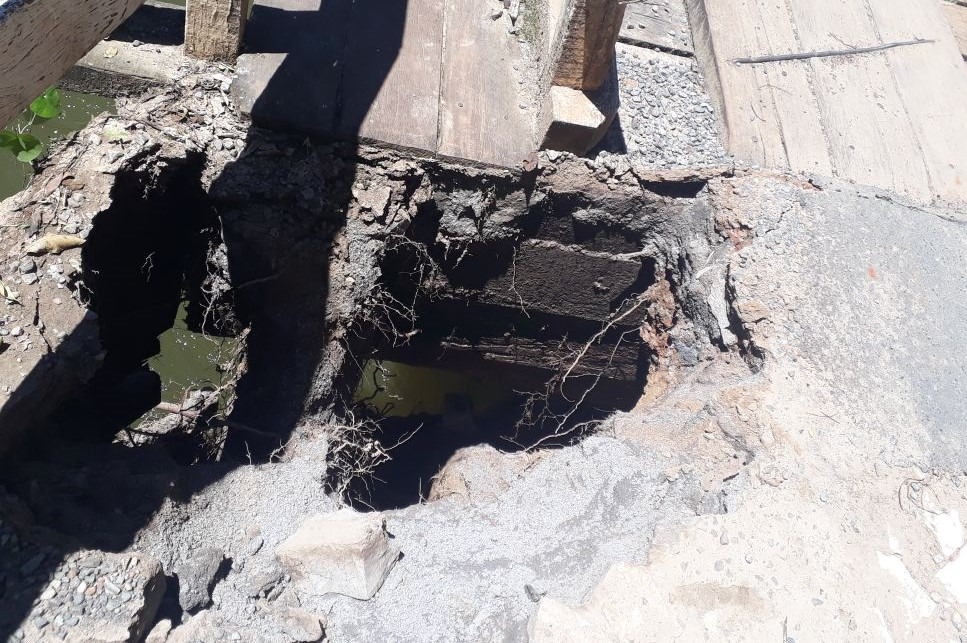 Ponte do Balneário é interditada para veículos pesados