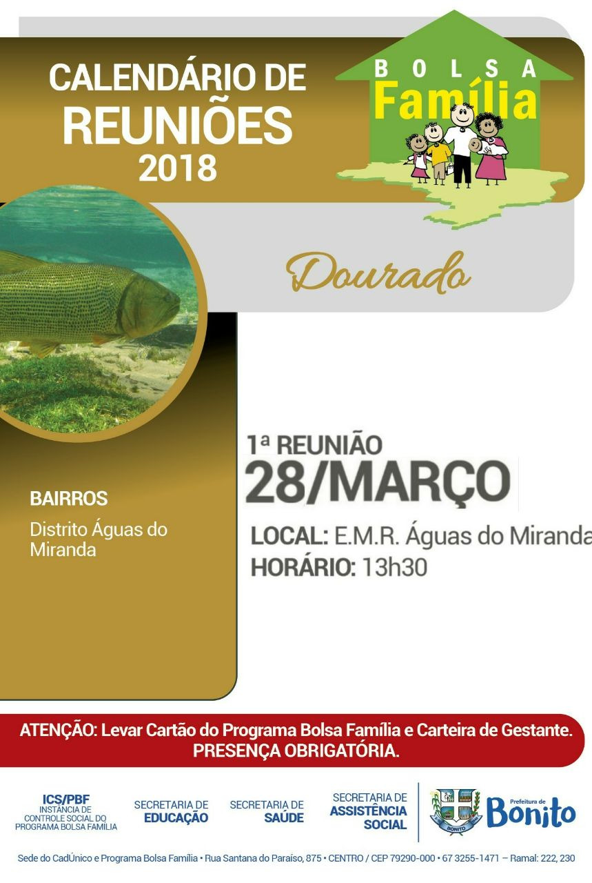 Reuniões do Bolsa Família começam nesta quarta-feira Reuniões do Bolsa Família começam nesta quarta-feira