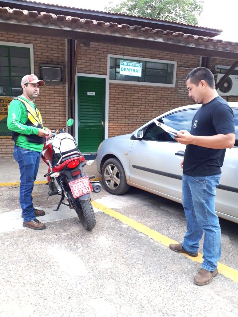 DEMTRAT realiza vistoria semestral nos mototáxis de Bonito DEMTRAT realiza vistoria semestral nos mototáxis de Bonito