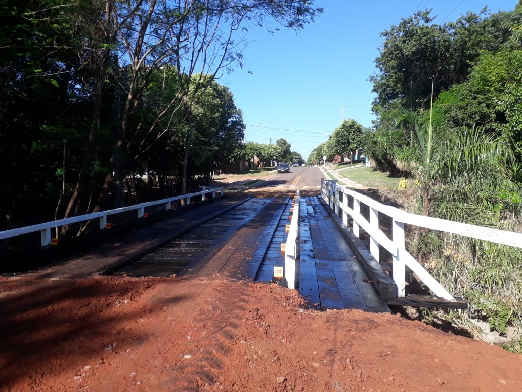 A ponte reformada já está acessível ao tráfego. Foto: Jabuty