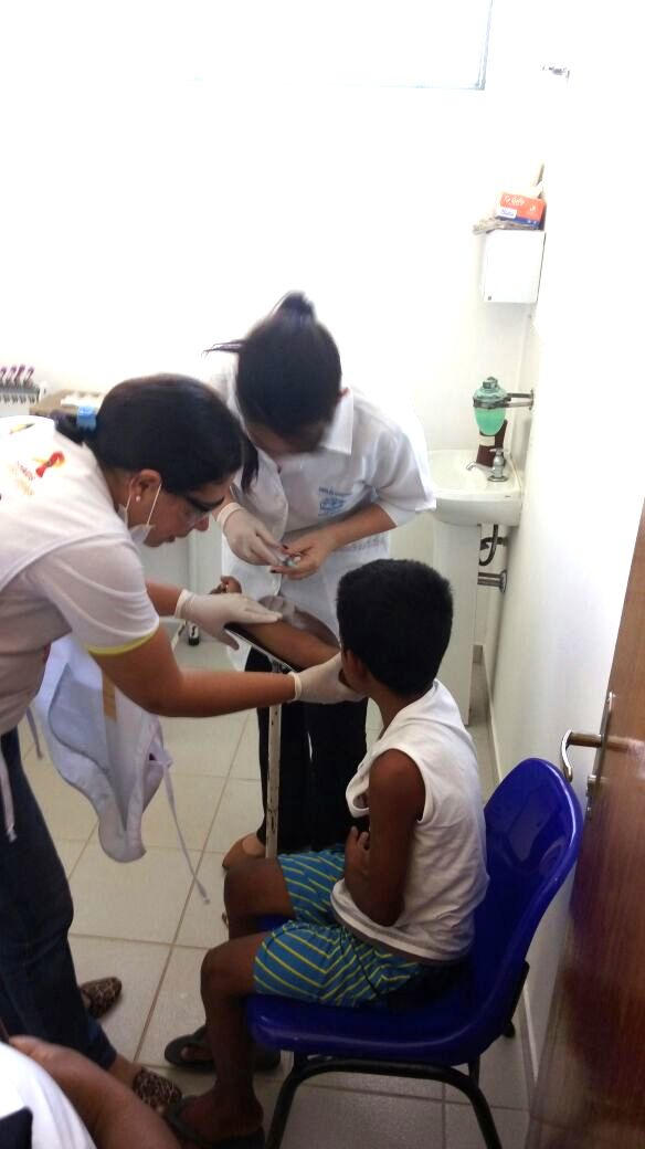 Saúde: laboratório realiza coleta na UBS de Águas do Miranda