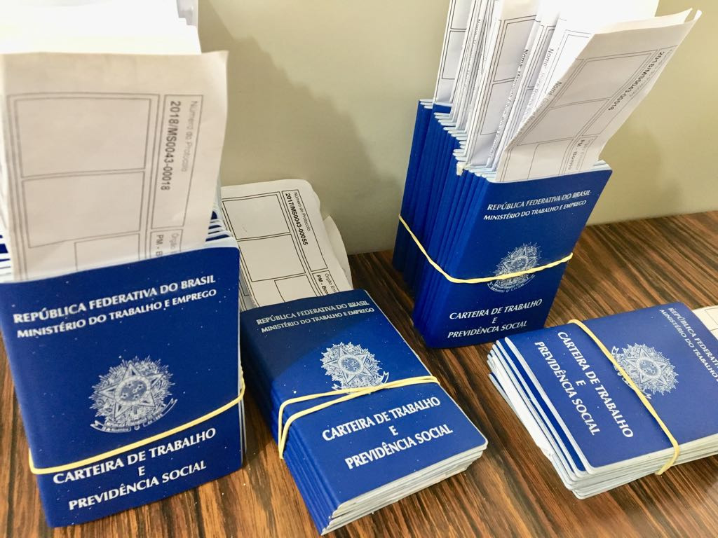 Prefeitura emitiu 556 carteiras de trabalho desde julho de 2017
