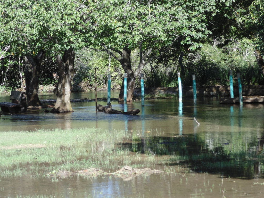 Balneário passa por dragagem e nível do rio continua elevado