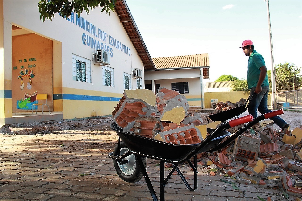 Reforma da Escola Izaura Guimarães será concluída neste mês