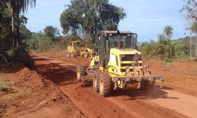 Agesul dá início ao encascalhamento da rodovia MS-345