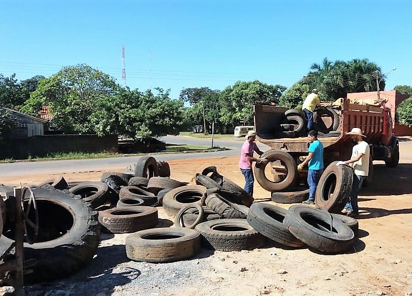 Prefeitura recolheu mais de 10 mil pneus desde o início de 2017