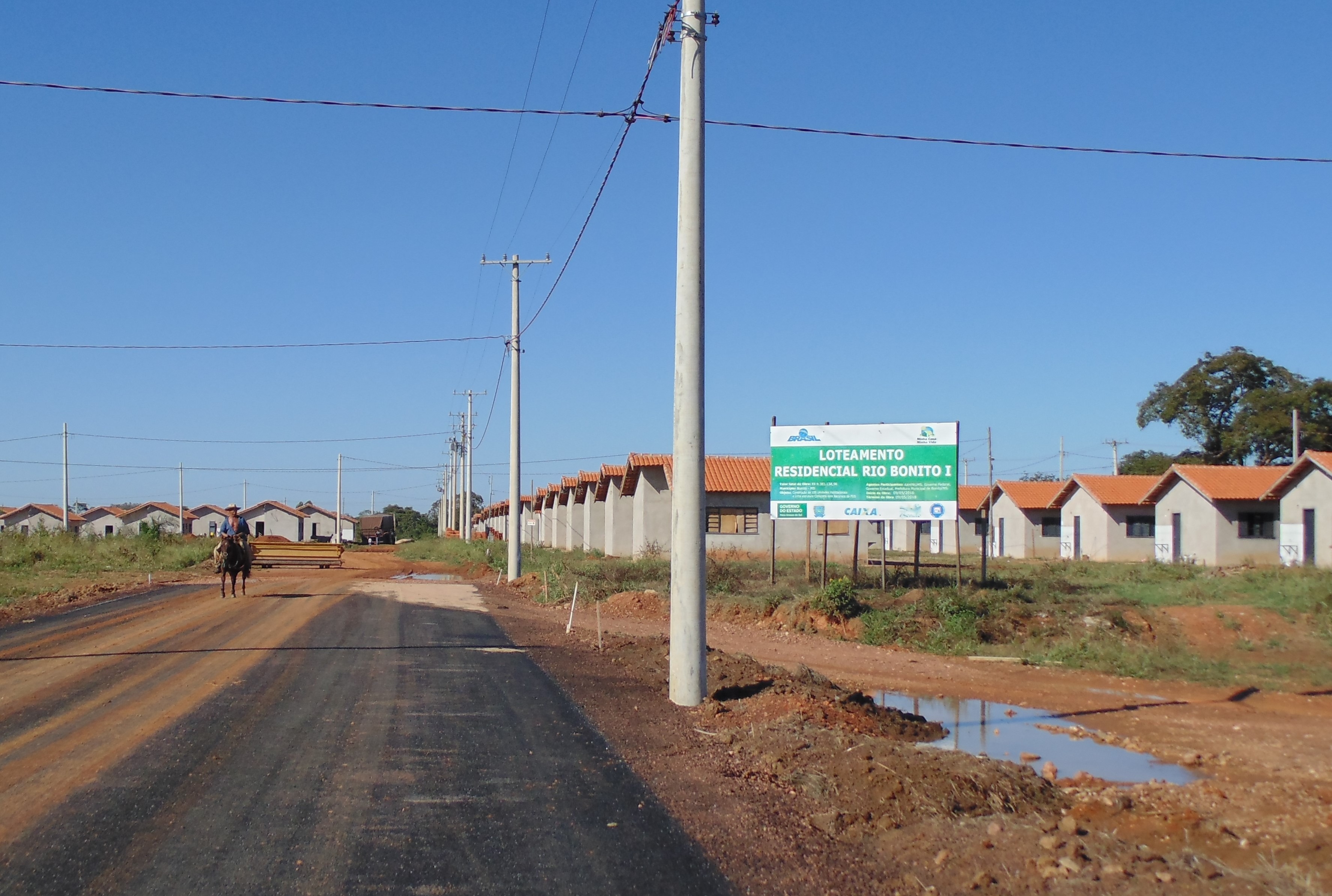 Loteamento Rio Bonito I recebe obras de drenagem profunda Loteamento Rio Bonito I recebe obras de drenagem profunda