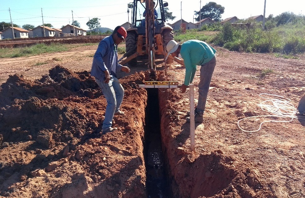 Loteamento Rio Bonito I recebe obras de drenagem profunda Loteamento Rio Bonito I recebe obras de drenagem profunda