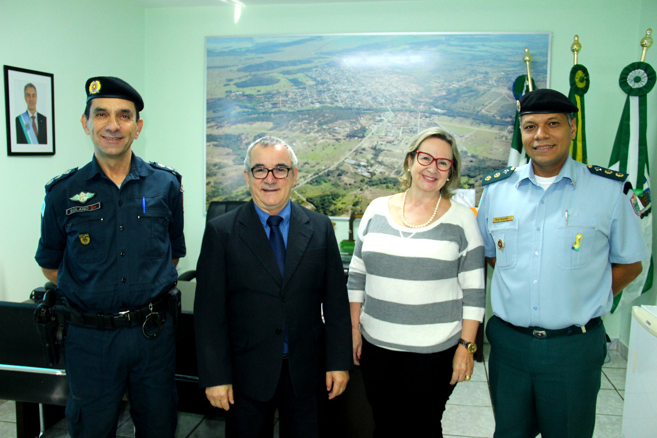 Prefeitura recebe visita do novo comandante da PM de Bonito