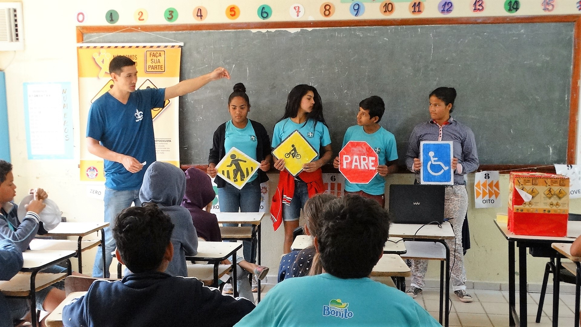 Campanha de trânsito alcançou mais da metade da população
