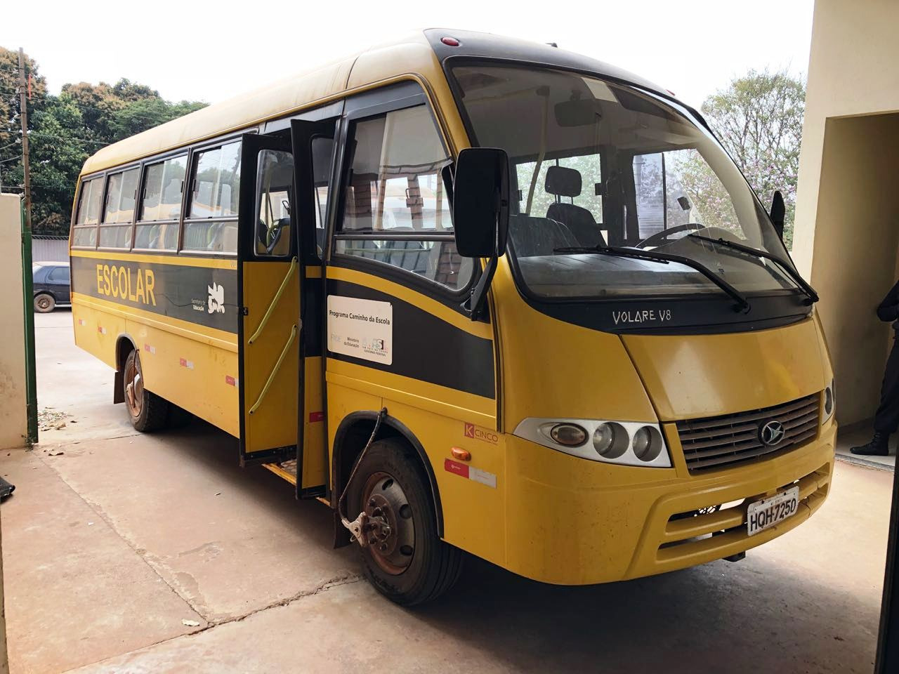 DEMTRAT vistoria hoje ônibus escolares da prefeitura