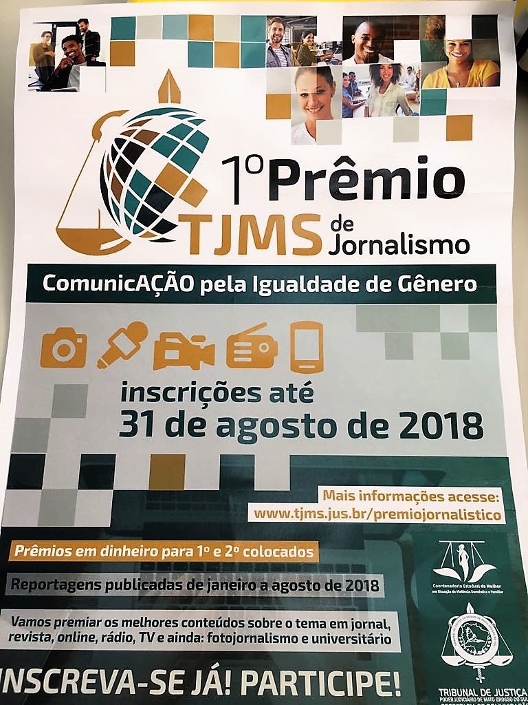 Igualdade de Gênero é tema do 1º Prêmio de Jornalismo do TJMS